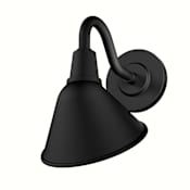 Hunter Cassius 7" Wide Outdoor Wall Sconce Matte Black