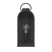 Hunter Kendra Bell 15" Tall Outdoor Wall Sconce Matte Black