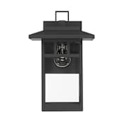 Hunter Yancy House 14" Tall Outdoor Wall Sconce Matte Black