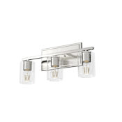 Hunter Kerrison 3 Light 6" Wide Vanity Light Brushed Nickel