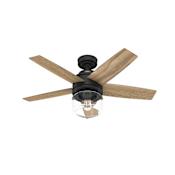 Hunter Margo 44" 5 Blade Indoor LED Ceiling Fan Matte Black