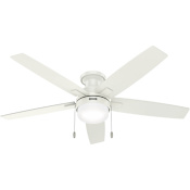 Hunter Anisten 52" 5 Blade Indoor LED Ceiling Fan Fresh White