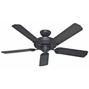 Hunter 52" Energy Star Rated Indoor / Outdoor Ceiling Fan - 5 Blades Included New Bronze