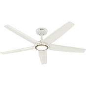 Hunter Zentech 52" 5 Blade Indoor / Outdoor Smart LED Ceiling Fan Fresh White