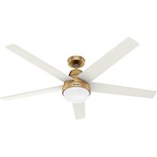 Hunter Aerodyne 60" 5 Blade Indoor Smart LED Ceiling Fan Luxe Gold