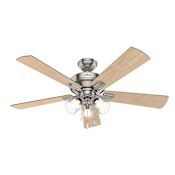 Hunter Crestfield 52" 5 Blade LED Indoor Ceiling Fan Brushed Nickel