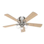 Hunter Crestfield 52" 5 Blade LED Indoor Ceiling Fan Brushed Nickel