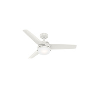 Hunter Midtown 48" 3 Blade LED Indoor Ceiling Fan with Remote Control Fresh White