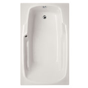 Hydrosystems Isabella 60" Drop In Acrylic Air Tub with Reversible Drain, Drain Assembly, and Overflow White