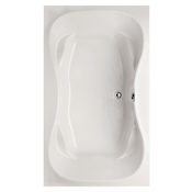 Hydrosystems Studio 60" Drop In Acrylic Air Tub with Center Drain, and Overflow White