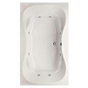 Hydrosystems Studio 60" Drop In Acrylic Whirlpool Tub with Center Drain, and Overflow White
