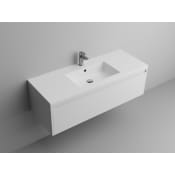 ICO Bath Calma 48" Stone Composite Vanity Top Gloss White