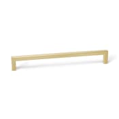 ICO Bath Calma 7-1/2 Inch Center to Center Handle Cabinet Pull Brushed Brass