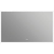 ICO Bath Camden 60" W x 36" H Modern Rectangular Aluminum Frameless Bathroom Wall Mirror with Light N/A