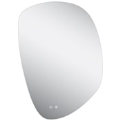 ICO Bath Cora 24"W x 33-1/2"H Specialty Flat Frameless Wall Mounted Bathroom Mirror with LED Lighting N/A