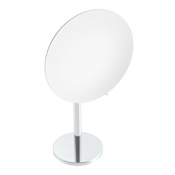 ICO Bath 7-5/8" W x 14-11/16" H Circular Bathroom Mirror Chrome