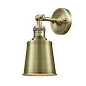 Innovations Lighting Addison 11" Tall Convertible Bathroom Sconce Antique Brass