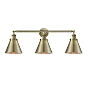 Innovations Lighting Appalachian 3 Light 32" Wide Bathroom Vanity Light Antique Brass