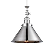 Innovations Lighting Briarcliff Single Light 10" Wide Pendant Polished Chrome / Polished Chrome