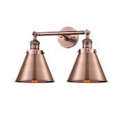 Innovations Lighting Appalachian 2 Light 24" Wide Bathroom Vanity Light Antique Copper