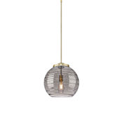 Innovations Lighting Athens Deco Swirl 14" Wide Suspension Pendant Antique Brass