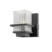 Innovations Lighting Wellfleet Wall Sconce Black / Clear
