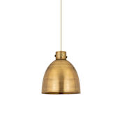 Innovations Lighting Newton Bell 14" Wide Suspension Pendant Brushed Brass