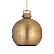 Innovations Lighting Newton Sphere 18" Wide Pendant Brushed Brass / Brushed Brass