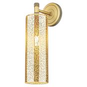 Innovations Lighting Crown Point 16" Tall Bathroom Sconce with Mercury Glass Shade Brushed Brass