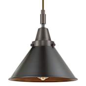 Innovations Lighting Briarcliff 10" Wide Mini Pendant with Oil Rubbed Bronze Shade Oil Rubbed Bronze