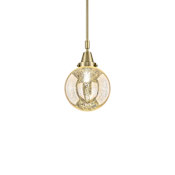 Innovations Lighting Beacon 8" Wide Mini Pendant Antique Brass / Mercury