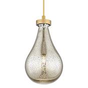 Innovations Lighting Owego 7" Wide Mini Pendant with Mercury Glass Shade Brushed Brass