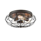Innovations Lighting Providence 3 Light 15" Wide Flush Mount Ceiling Fixture Oil Rubbed Bronze