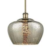 Innovations Lighting Fenton 11" Wide Pendant Mercury / Antique Brass