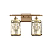 Innovations Lighting Nestbrook 2 Light 16" Wide Vanity Light Brushed Brass