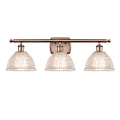Innovations Lighting Arietta 3 Light 26" Wide Bathroom Vanity Light Antique Copper / Clear