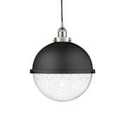 Innovations Lighting Hampden 13" Wide Pendant Brushed Satin Nickel / Seedy