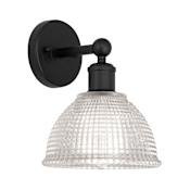 Innovations Lighting Arietta 10" Tall Wall Sconce Matte Black / Clear