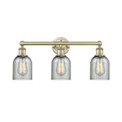 Innovations Lighting Caledonia 3 Light 23" Wide Vanity Light Antique Brass / Charcoal