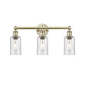 Innovations Lighting Clymer 3 Light 22" Wide Vanity Light Antique Brass / Seedy