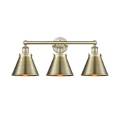 Innovations Lighting Appalachian 3 Light 26" Wide Vanity Light Antique Brass
