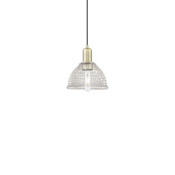 Innovations Lighting Arietta 8" Wide Mini Pendant Antique Brass / Clear