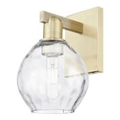 Innovations Lighting Waverly 11" Tall Wall Sconce Antique Brass / Clear