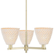 Innovations Lighting Bristol Natural 3 Light 31" Wide Chandelier Antique Brass / Natural