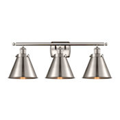 Innovations Lighting Appalachian 3 Light 26" Wide Vanity Light Brushed Satin Nickel