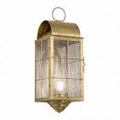 Innovations Lighting Durham 21" Tall Outdoor Wall Sconce with H Wire Pattern and Seedy Glass Antique Brass