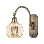 Innovations Lighting Athens 12" Tall Wall Sconce Antique Brass / Mercury