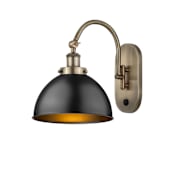 Innovations Lighting Ballston Urban 11" Tall Wall Sconce Antique Brass / Matte Black
