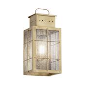 Innovations Lighting Norfield 13" Tall Outdoor Wall Sconce with H Wire Pattern and Seedy Glass Antique Brass