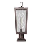 Innovations Lighting Madison 23" Tall Post Light with Water Glass Bronze